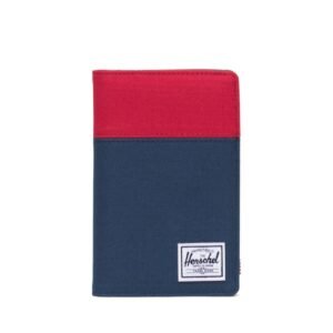 Herschel Search Pasaport Kılıfı RFID – - Red/navy/woodland Camo