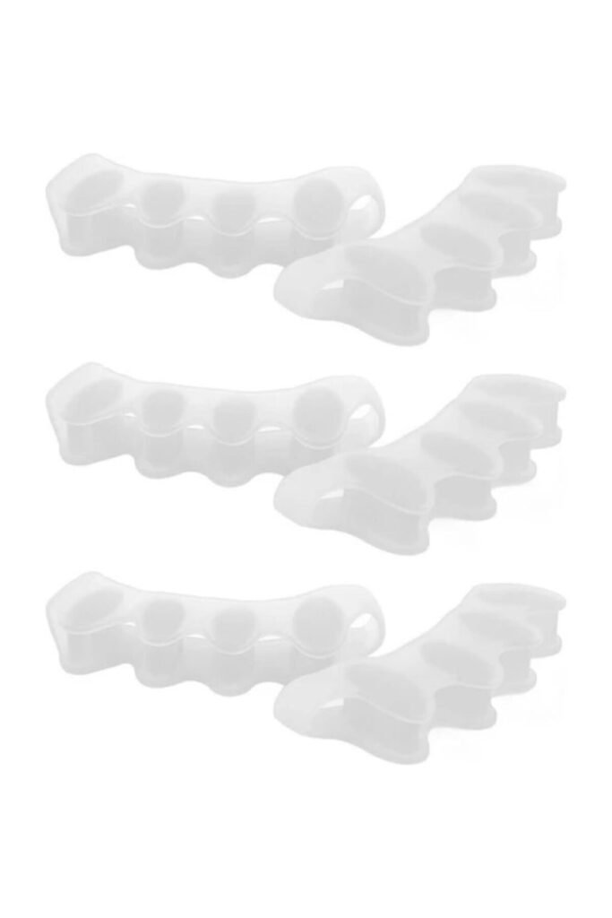 3 Çift 5 Parmak Ayırıcı Silikon
