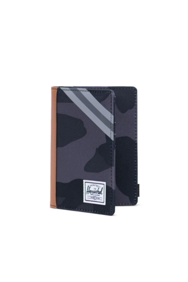 1_org_zoom-34.jpg Herschel Raynor Passport Holder RFID – Night Camo/synthetic Leather Stripe Grey/black