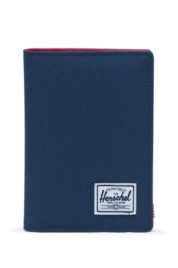Herschel Raynor Pasaport Kılıfı RFID – Navy/red
