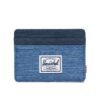 Herschel Charlie Кошелёк RFID – Faded Denim (Тёмно-синий, 10360-02730-OS)