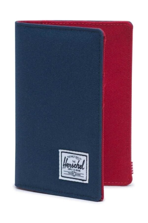 Herschel Raynor Pasaport Kılıfı RFID – Navy/red