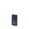Herschel Картхолдер RFID – Raven Indigo Denim Crosshatch/saddle Brown